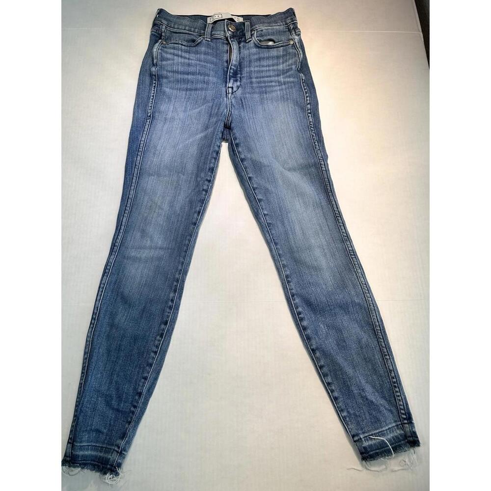 AYR Jeans 26 x 26 Womens The Riser High Rise Skinny Leg Medium Wash Denim
